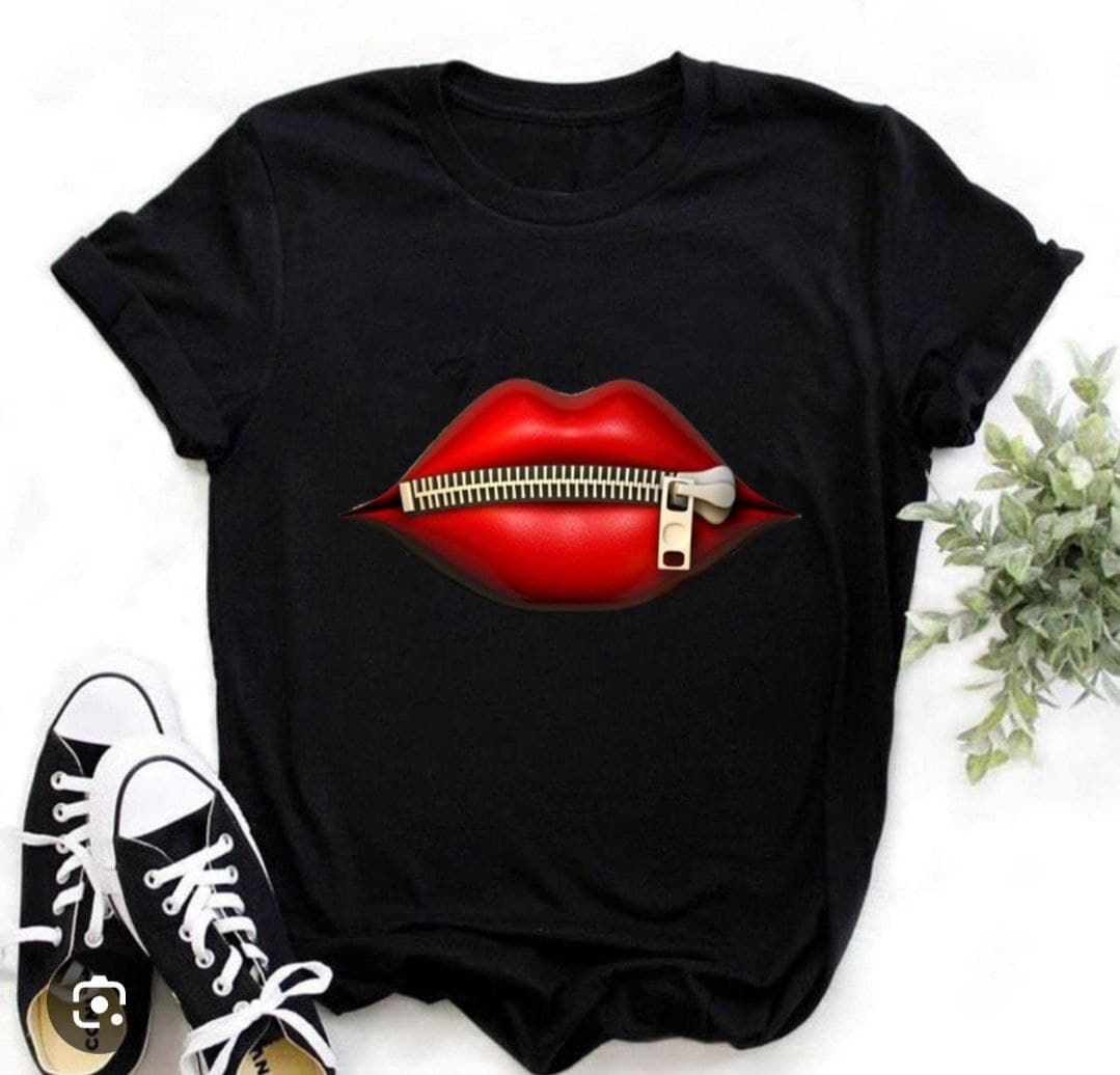 Zipper Lips Tee