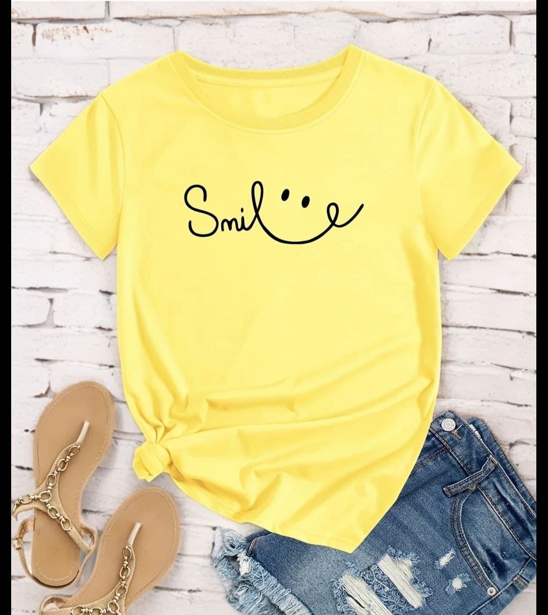 Smile Script Tee